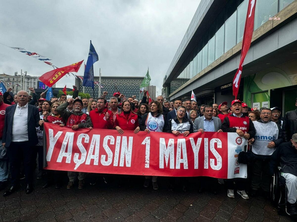 Sendikalar 1 Mayıs'ta Saraçhane ve Beşiktaş'ta buluşup Taksim'e yürüme çağrısı yaptı